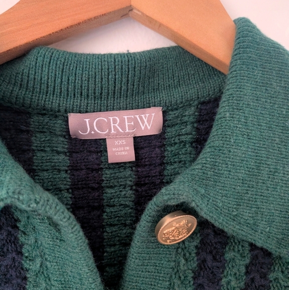 J. Crew Sweater Lady Jacket in Chevron Stripe - Picture 3 of 6